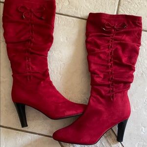 Gorgeous red Impo boots